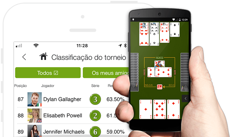 Jogar ao bridge online com o Funbridge