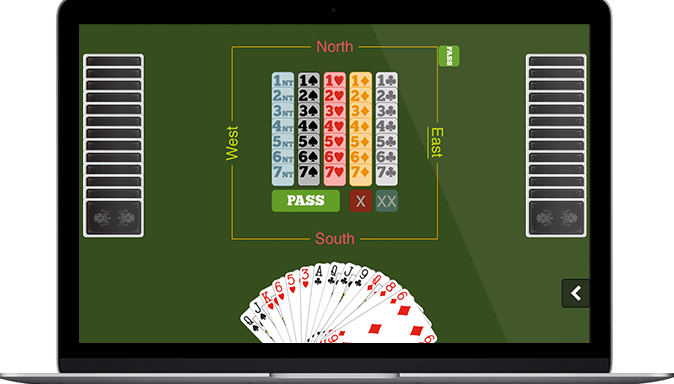 Play bridge online for free with Funbridge